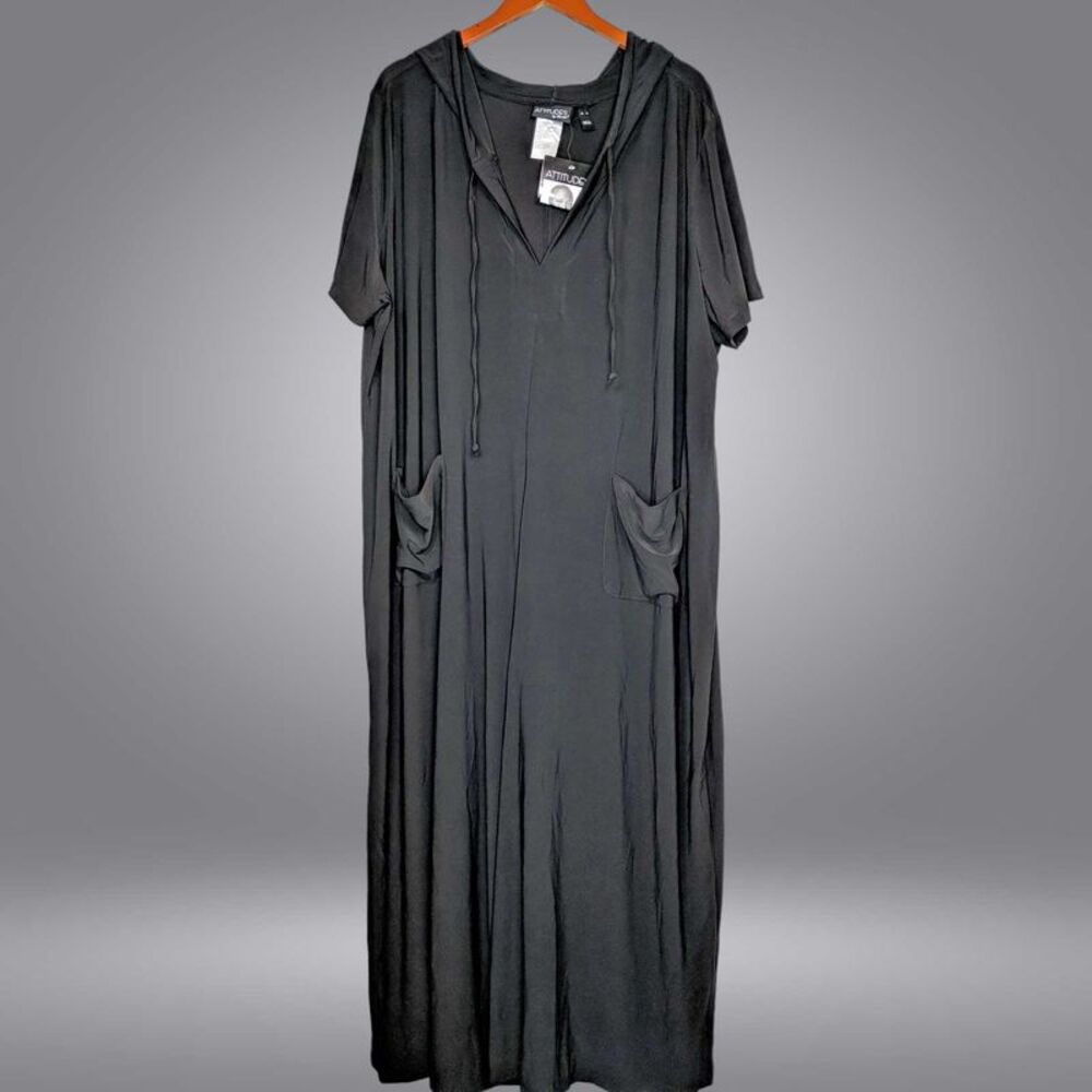 Attitudes by Renee Women's Jumpsuits Sz XL Jumpsuit Black